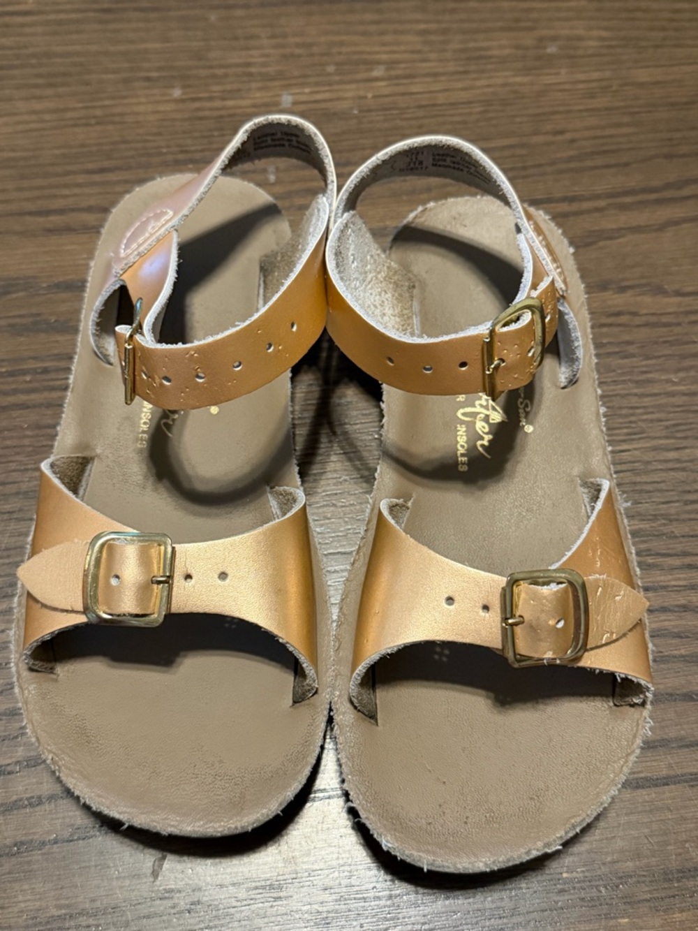Kids Sun San Surfer Buckle Sandals Size 11 READ